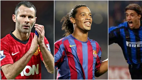 Liga legendelor! Ronaldinho, Crespo și Giggs, convinși să revină pe teren! Unde vor juca