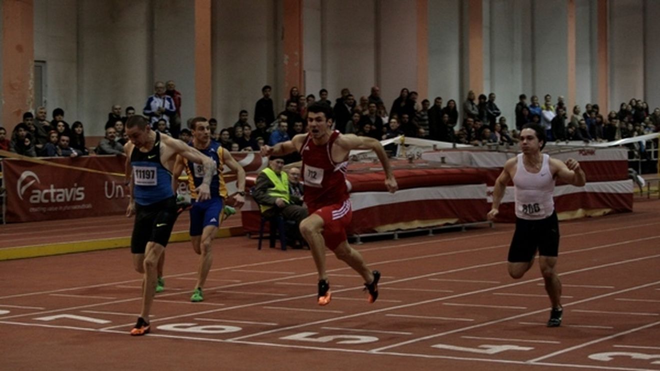 Câmpeanu, cel mai rapid atlet din România: trei medalii la Naționale! Rezultatele de la CN Indoor