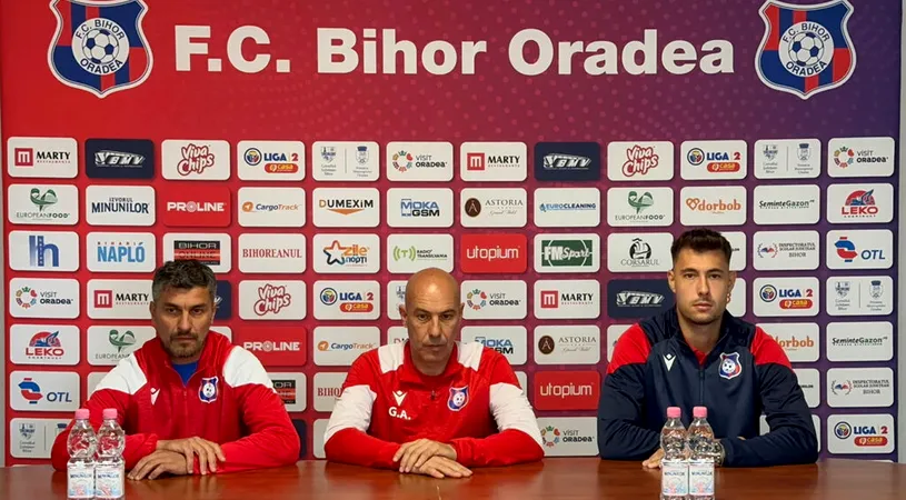 FC Bihor primește vizita Concordiei Chiajna. Cele două sunt vecine de clasament, iar Gustavo Aragolaza știe că meciul e capital: ”Vom da totul să câştigăm”