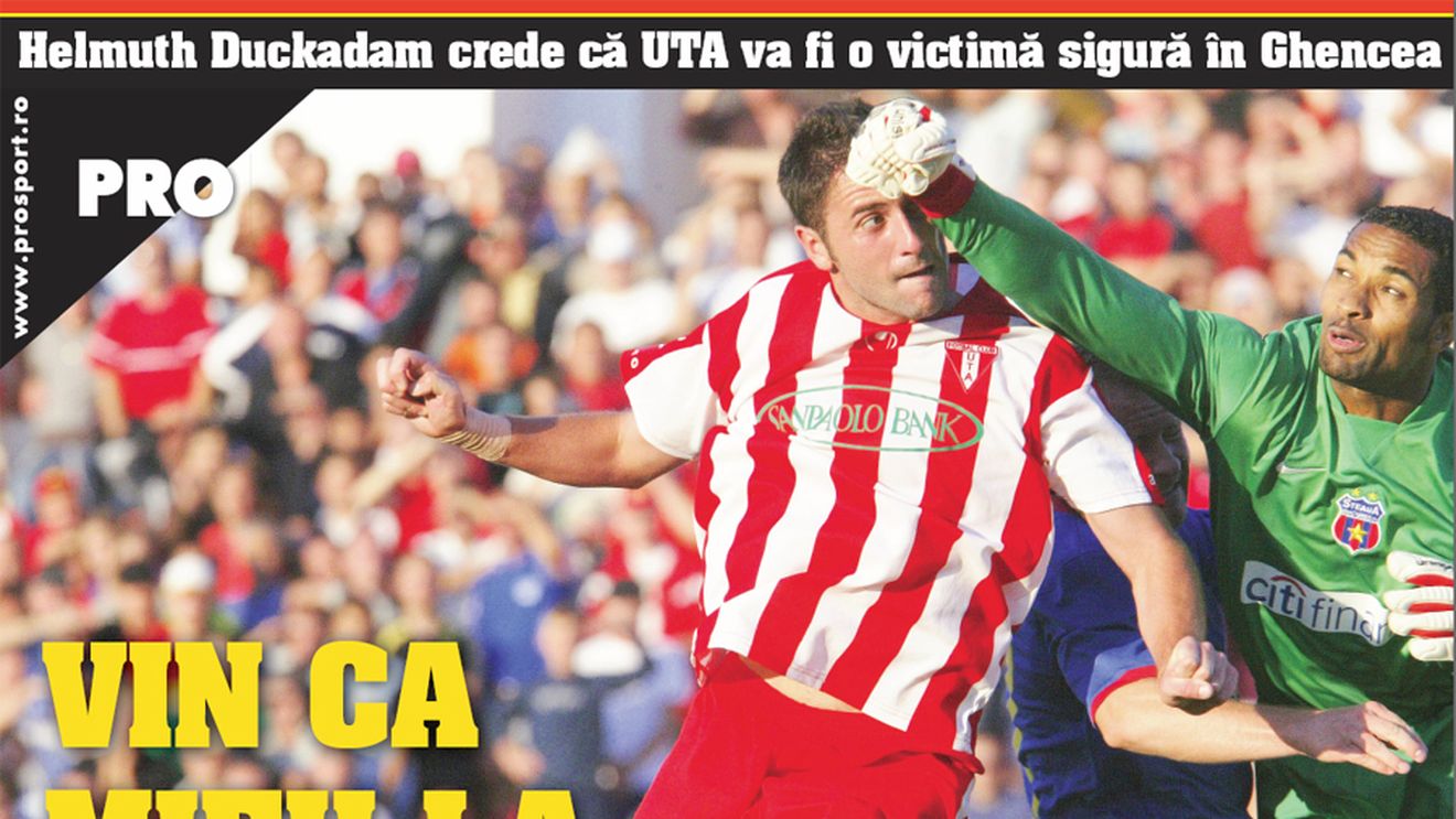 Duckadam: „Steaua câștigă fără probleme"