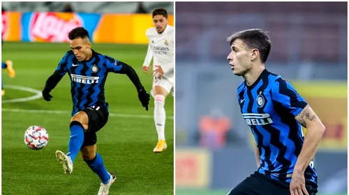 Pasă „extraterestră” reușită de Nicolo Barella pentru Lautaro Martinez în Real Madrid – Inter! Argentinianul nu mai marcase de cinci meciuri | VIDEO