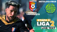 Chindia Târgoviște – Metaloglobus începe la ora 16:30 și închide etapa a 2-a a Ligii 2. Târgoviștenii, favoriți să câștige, după un început cu stângul în noul sezon