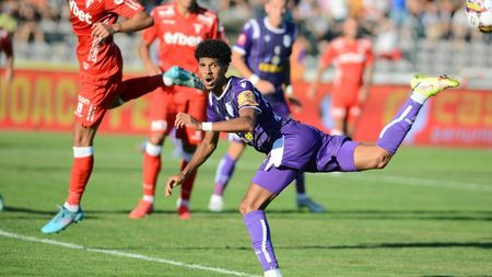 Dorian Bertrand, revelația lui FC Argeș, după ce a reușit să marcheze o dublă și să aducă victoria cu UTA: „Obiectivul nostru este să câștigăm mereu”