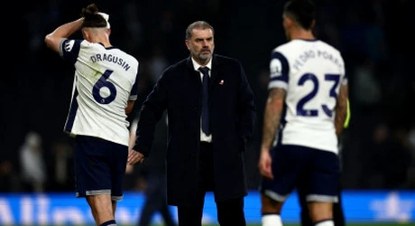 Radu Drăgușin a rămas singur! Ange Postecoglou a făcut anunțul, după Bournemouth – Tottenham 1-0