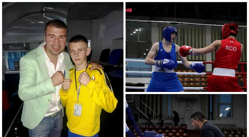 Lucian Bute, alături de boxerii români la Campionatele Europene de juniori de la Galați. 