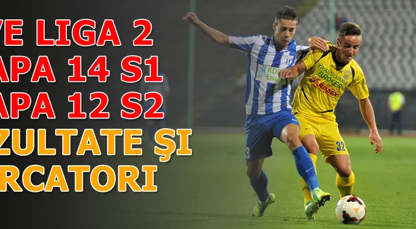 Lideri în corzi:** Clinceniul a făcut egal acasă după ce și-a dat autogol, CS U Craiova învinsă la Bistrița!