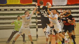 Dinamo a plecat ca din "tun" în play-off-ul Ligii Naționale de handbal masculin! "Câinii roșii" au zdrobit Constanța după un meci în care au înscris mai multe eurogoluri
