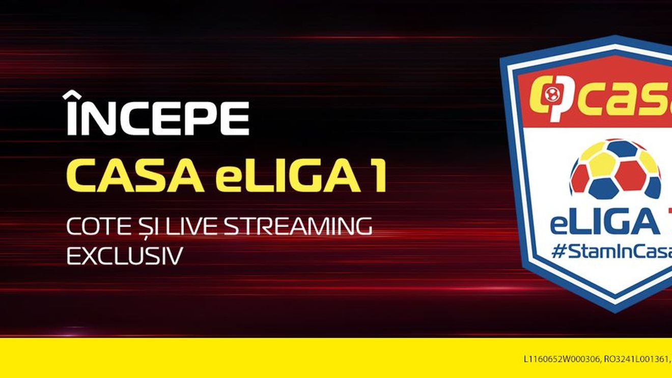 Liga 1 e din nou în ofertă! Pariezi pe derby-urile din Casa eLiga FIFA 20
