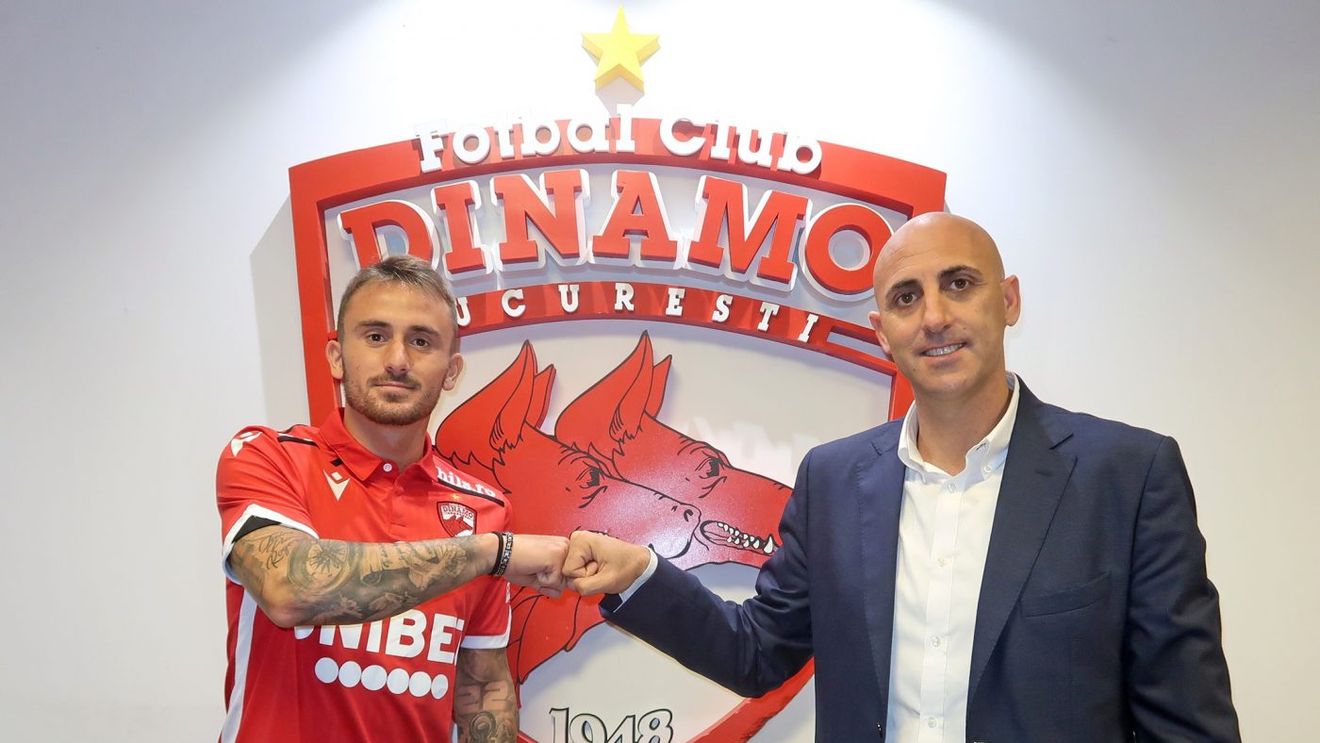 Aleix Garcia, prezentat oficial la Dinamo! Este cel mai valoros jucător din lotul lui Cosmin Contra