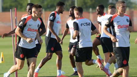 Gigi Becali a făcut echipa pentru FCSB - Aberdeen. A scos din primul 11 un nume uriaș și a lăsat staff-ul să rezolve o dilemă: „Să aleagă ei”