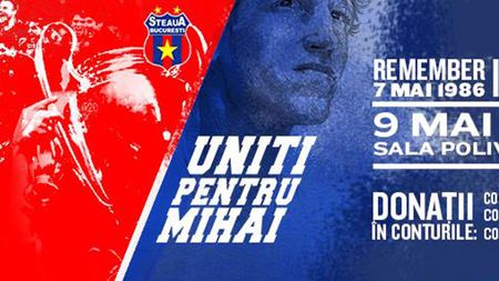 Uniți pentru Mihai! Meci caritabil pentru Neșu, pe 9 mai, la Sala Polivalentă. Gheorghe Hagi și Marius Lăcătuș și-au anunțat deja prezența