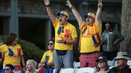 Cele mai tari imagini din momentul calficării magnifice pe care România a obținut-o în fața Ucrainei în BJK Cup! Emoția pură și fabuloasă a românilor