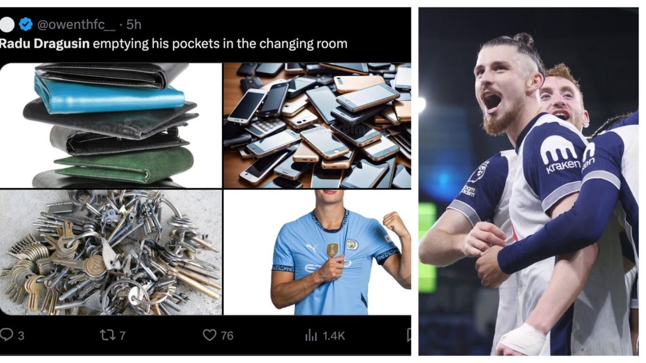 Radu Drăgușin, vedetă pe internet după Manchester City - Tottenham 0-4! Cele mai tari meme-uri cu fundașul român. FOTO