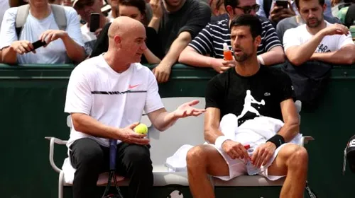 Ruptură șoc în tenis: Novak Djokovic a întrerupt colaborarea cu Andre Agassi! Antrenorul Simonei Halep a reacționat imediat, criticându-l pe sârb