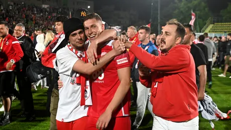 Au fost aproape de retragere, dar acum au promovat Dinamo. Iulian Roșu: ”E cea mai mare realizare, deși am și două titluri”. Deniz Giafer: ”A fost un an superb, cu de toate, cum e viața!”