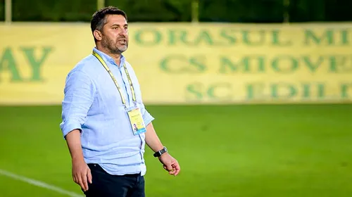 Claudiu Niculescu, surprinzător după startul de sezon fără victorie și fără gol marcat al Mioveniului: „Sunt convins de asta!” Cum a reacționat după egalul cu Gloria Buzău