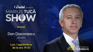 Marius Tucă Show începe luni, 1 septembrie, de la ora 19.00, pe Gândul. Invitat: Dan Diaconescu