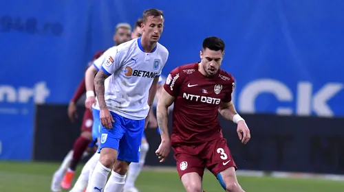 Andrei Burcă, probleme după Universitatea Craiova – CFR Cluj. „Sunt puțin amețit, dar nu mai contează!” Ce spune despre lupta din play-off. „Își vor vinde scump pielea!”