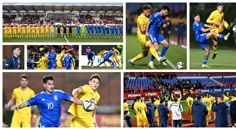 România U20, cu cinci jucători din Liga 2 și unul din Liga 3 utilizați, a remizat cu Italia. FRF se laudă cu numărul de spectatori veniți pe stadionul din Târgoviște!