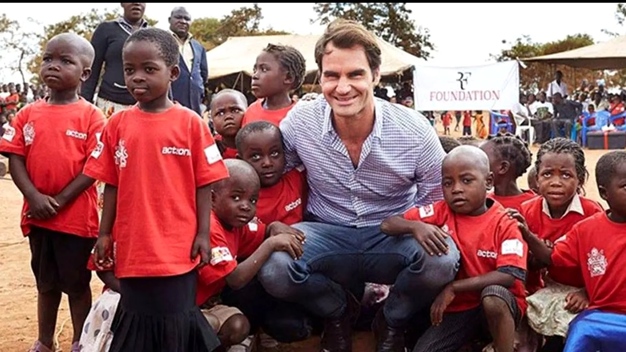 Roger Federer, gest care te lasă fără cuvinte! Elvețianul a strâns la licitație 4,7 milioane de dolari și donează toți banii copiilor defavorizați