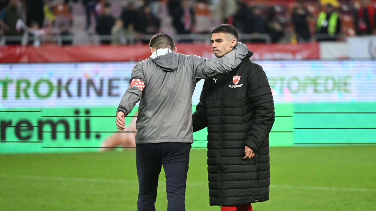 Kopic, decizie-șoc înainte de Dinamo – Rapid. Cîrjan a fost scos din echipa de start!