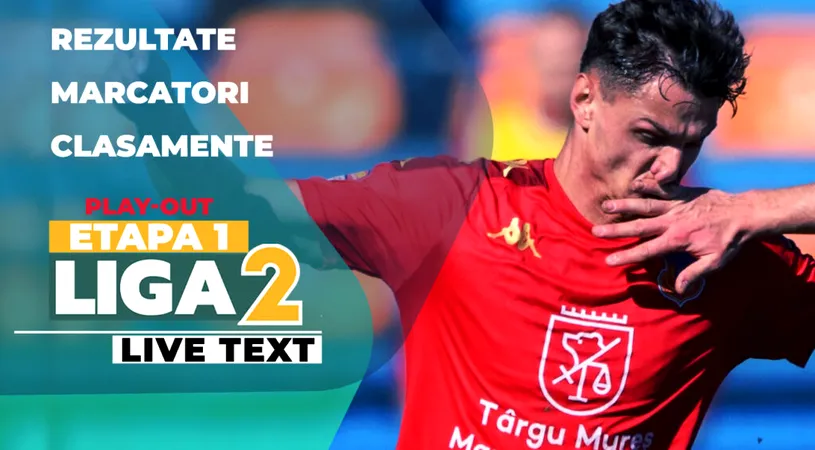 Liga 2, prima etapă din play-out | Pustai debutează cu eșec la Satu Mare, Muscelul și-a mai trecut în cont o înfrângere la scor de set de tenis! 24 de goluri marcate în cele opt partide