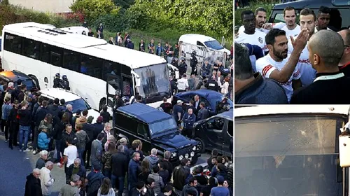„Pe aici nu se trece”. Scene incredibile în Franța! Un meci decisiv în lupta pentru promovare a fost suspendat după ce suporterii corsicani au blocat autocarul echipei adverse în afara stadionului. Polițiștii n-au avut curaj să-i dea jos pe jucători