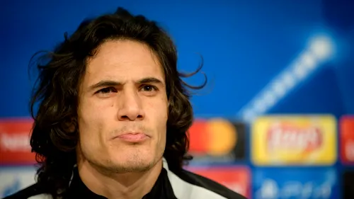 Surpriză la Paris! Edinson Cavani ratează meciul de Champions League dintre PSG și Manchester United