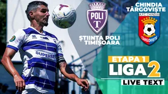 Știința Poli debutează cu dreptul în Liga 2, cu o victorie la limită. Chindia putea egala la ultima fază
