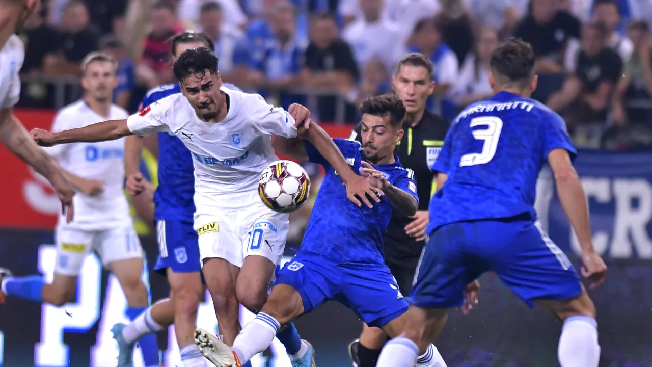 FC U Craiova a dominat, dar Universitatea Craiova a câștigat! Derby plin de tensiune în Bănie: 10 cartonașe galbene + un penalty controversat! Elevii lui Laszlo Balint, show în vestiar | VIDEO