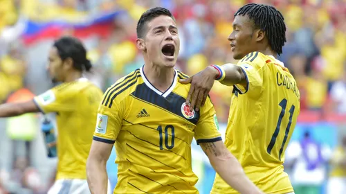 VIDEO | Columbia a făcut show cu Japonia la Cuiaba. James Rodriguez a reușit un gol și două pase decisive într-o repriză