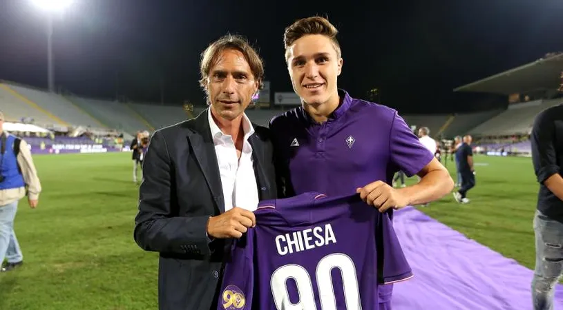 Are 19 ani, i-a luat fața lui Ianis la Fiorentina și valorează deja 2 milioane de euro. Tatăl său e faimos în Italia și a învins România lui Boloni, la București. 