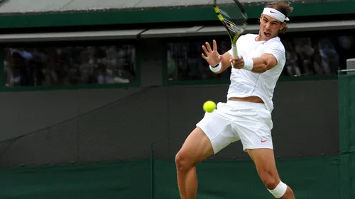 Nadal se pregătește din greu pentru Wimbledon. 