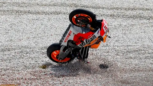 VIDEO Accident grav în MotoGP. Marc Marquez a fost spitalizat după o căzătură la 320 km/h