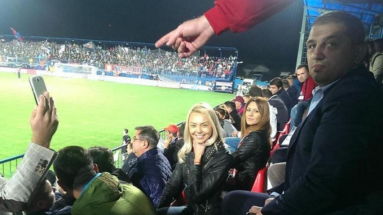 Denisa și Dan Bitman, prezenți la meciul Stelei cu ACS Berceni din Cupa României