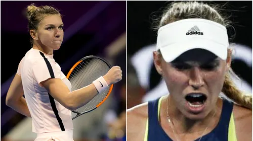 Diferență ca de la cer la pământ între Halep și Wozniacki! Gestul superb prin care Simona și-a arătat respectul față de ultima adversară de la Doha