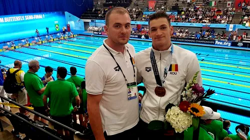 ÎNOT | Abonat la podium: Daniel Martin a câștigat medalia de bronz la Campionatele Mondiale pentru juniori, la 100 m spate, după argintul de la Europene