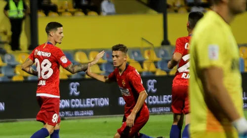 Fraților, am învins! FCSB, calificare uriașă în fața lui Backa Topola | Meci cu 21 de goluri în turul 2 preliminar al Europa League