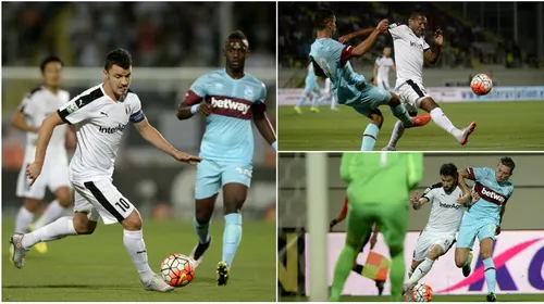 Astra – West Ham 2-1. Budescu, dublă de senzație în trei minute! Giurgiuvenii merg în play-off-ul Europa League, după 4-3 la general