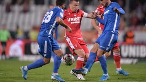 Dinamo - FC Voluntari 2-1. Ce nebunie de meci! "Câinii" au tranșat meciul în inferioritate numerică