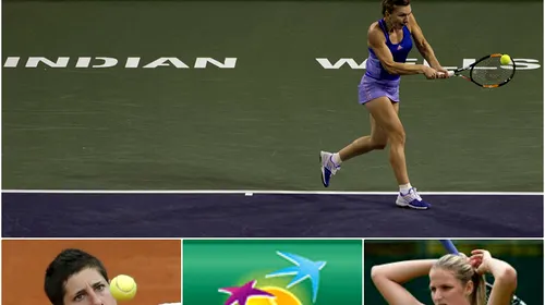 Halep, în sferturi la Indian Wells. Succes net: „Vreau să mă bucur de turneu”. Faza zilei: Simona a sărbătorit de 2 ori. A crezut că a câștigat la 5-3: drum început spre fileu și mingi trimise agale. Asalt reluat miercuri