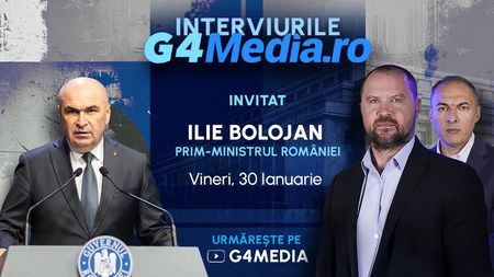 Intră pe G4Media.ro pentru un interviu exclusiv cu premierul Ilie Bolojan. Guvernul sub asediu: Atacurile PSD, revolta din PNL și reformele care au blocat Coaliția