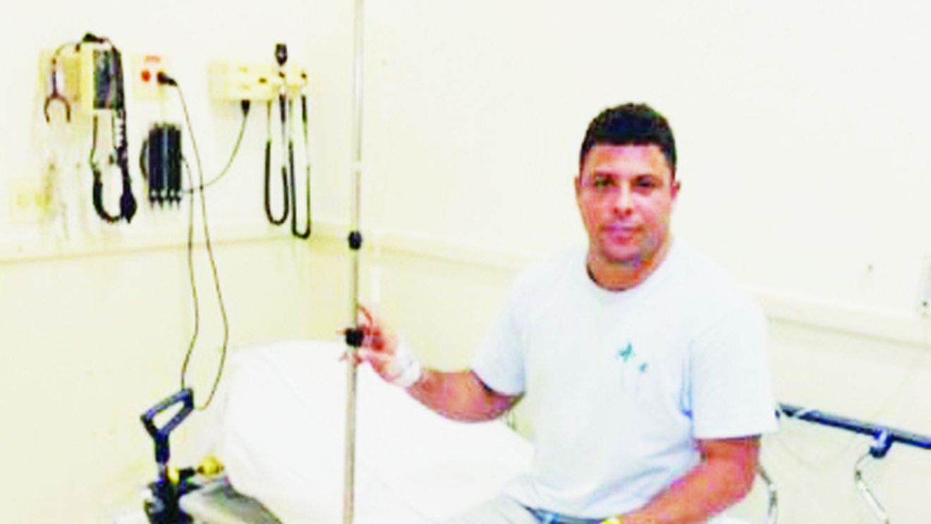 Ronaldo, pe perfuzii