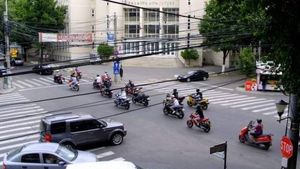 Caz tulburător!** Moto-polițist, accidentat grav