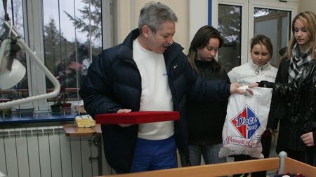 Gimnastele au vizitat-o pe Maria Simionescu