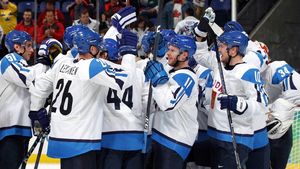 SUA - Finlanda și Canada - Slovacia** în semifinalele de hochei pe gheață de la JO