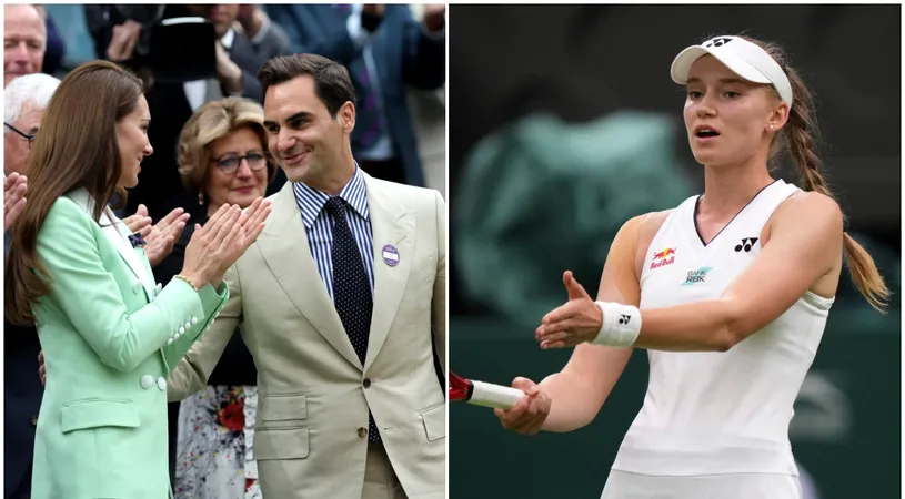 Campioana en-titre Elena Rybakina era să o comită la Wimbledon, sub ochii lui Roger Federer și ai prințesei de Wales! Ce a făcut în primul meci de pe Terenul Central | VIDEO