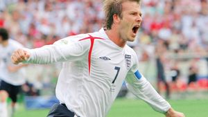 Beckham, la cota 100