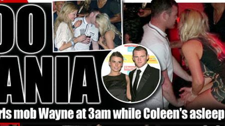 FOTO** A așteptat să adoarmă nevasta ca să plece la distracție! Rooney și-a făcut de cap cu mai multe fete într-un club în Las Vegas