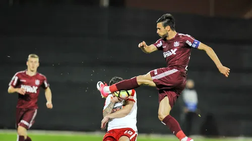 „Bursucul” câștigă derby-ul „de dreapta” cu Contra. CFR – Dinamo 1-0, după un meci cu multă tensiune și clujenii au maximum de puncte în ultimele 4 meciuri: Culio și Camora au fost eliminați